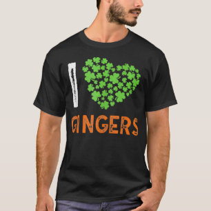 I Love Ginger Funny I Love Redhead Gift Idea Tank