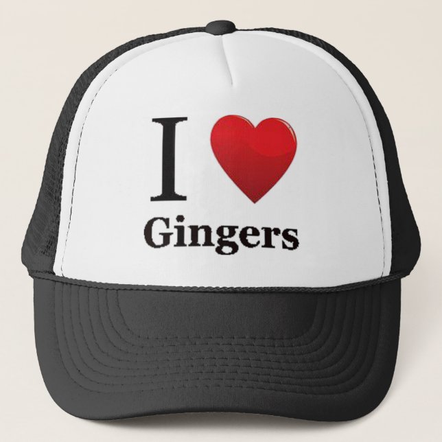 I Love Gingers Hat (Front)
