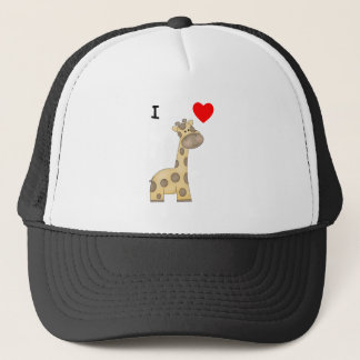 I Love Giraffes (3) Trucker Hat
