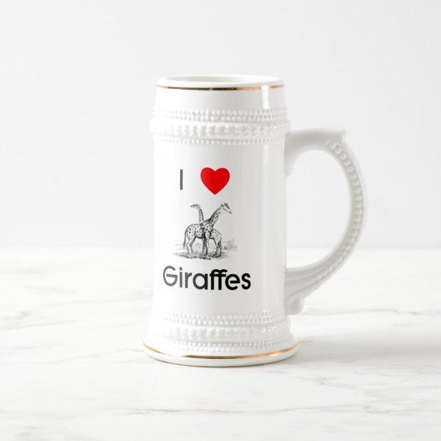 I love giraffes Mug (Right)