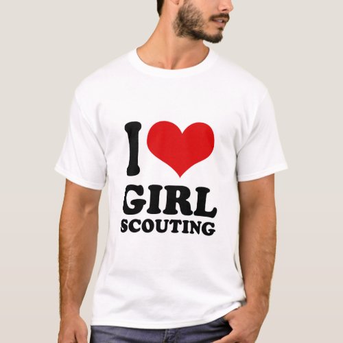 I Love girl scouting T_Shirt