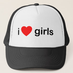 I Love Girls Trucker Hat