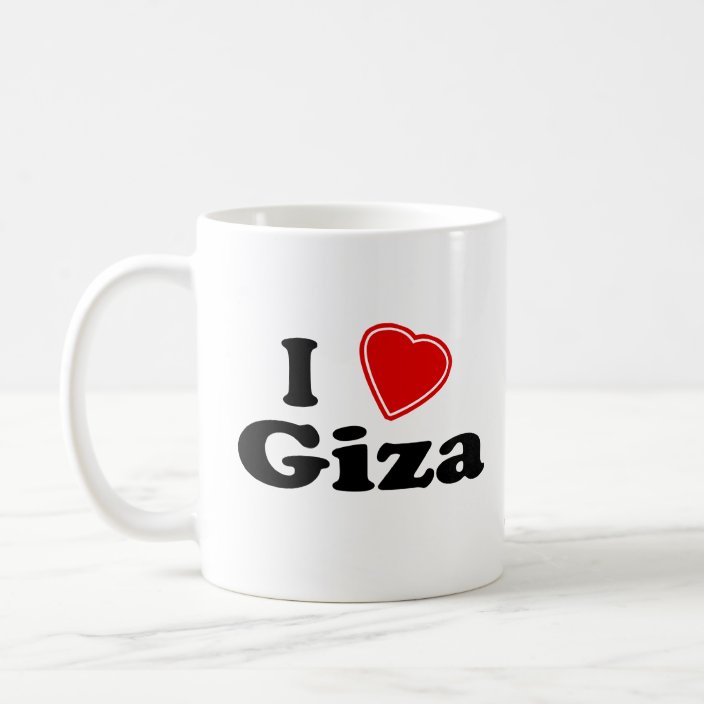 I Love Giza Coffee Mug