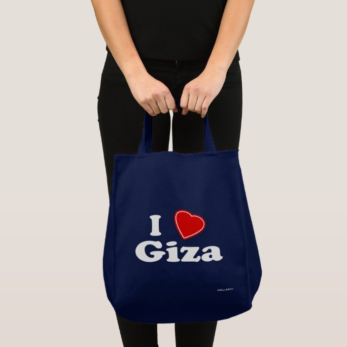 I Love Giza Tote Bag