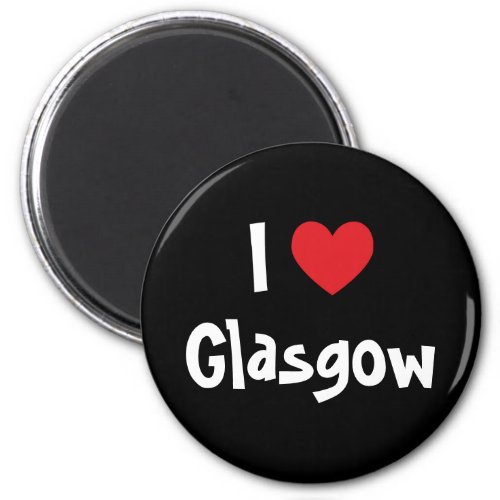 I Love Glasgow Magnet