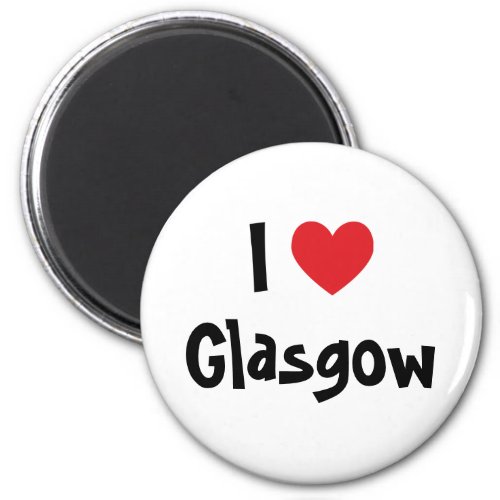 I Love Glasgow Magnet