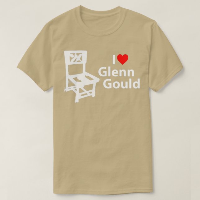 I love Glenn Gould chair  T-Shirt (Design Front)