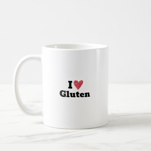 I Love Gluten Tee Coffee Mug