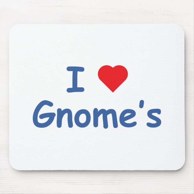 I Love Gnome's Mouse Pad (Front)