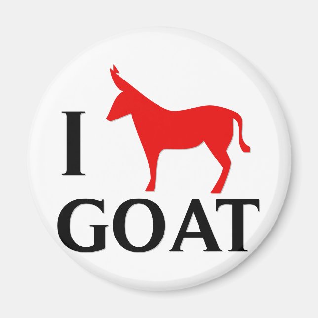 I Love Goat Magnet (Front)