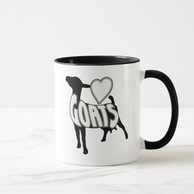 I LOVE GOATS LOGO ICON MUG (Right)