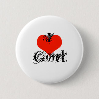 I Love God Button