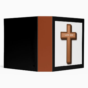 "I LOVE GOD" CROSS BINDER