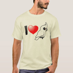 I Love Goffin's Cockatoos Men's Basic T-Shirt
