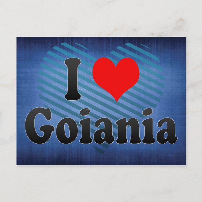 I Love Goiania, Brazil Postcard (Front)