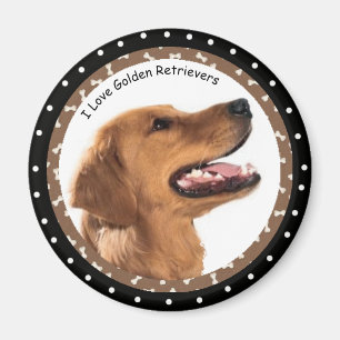 I love Golden Retrievers Magnet