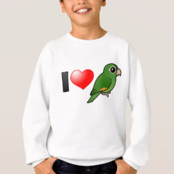 I Love Golden-winged Parakeets Kids' American Apparel Organic T-Shirt