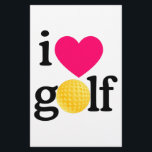 I love golf<br><div class="desc">Shake the rust off your swing and start the season off right. This design offers endless possibilities for gifting ideas that are at the top of every golf lovers' wish list!</div>