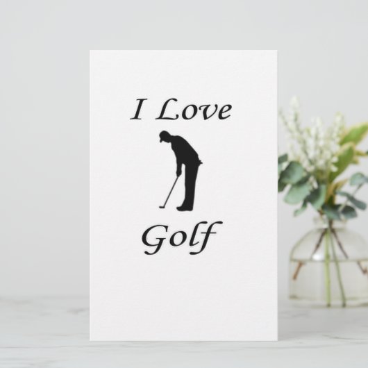 I Love Golf (Standing Front)