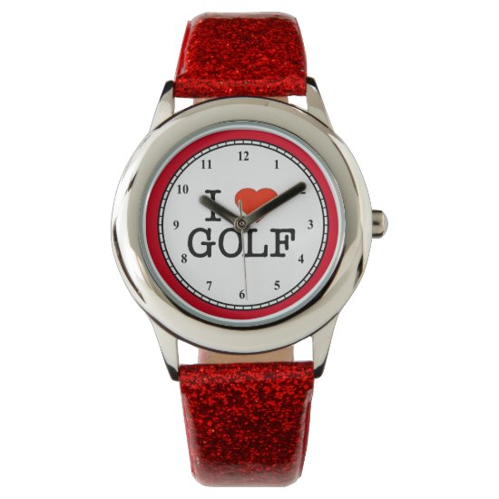 I Love Golf Watch