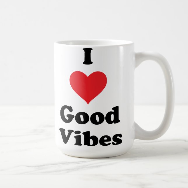 I Love Good Vibes Coffee Mug (Right)