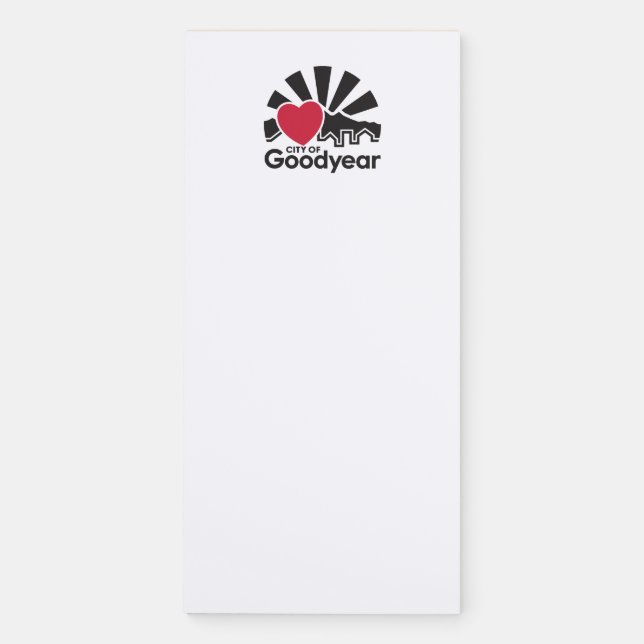 I Love Goodyear Notepad (Front)