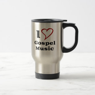 I Love Gospel Music Travel Mug