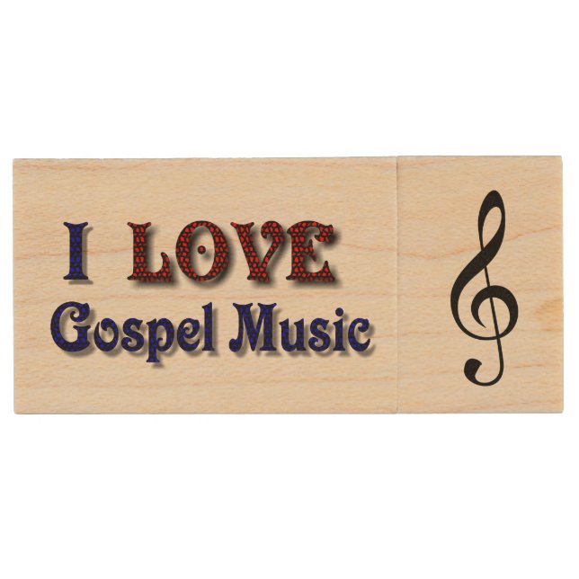 I LOVE GOSPEL MUSIC-USB DRIVE (Front)