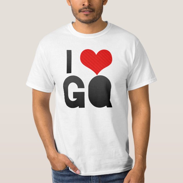 I Love GQ T-Shirt (Front)