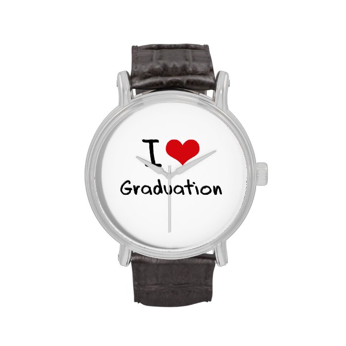 I Love Graduation Wristwatch