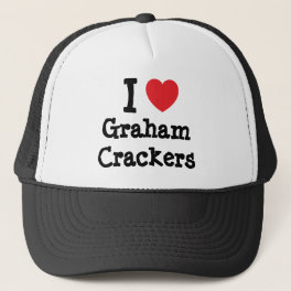 I love Graham Crackers heart T-Shirt Trucker Hat