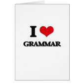 I love Grammar (Front)