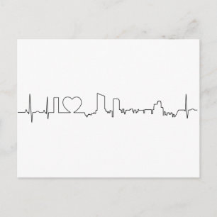 I love Grand Rapids in an extraordinary ecg style Postcard