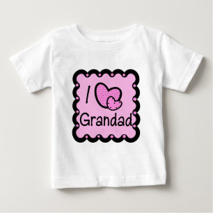 I Love Grandad Cute T-Shirt