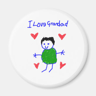 I Love Grandad Magnet