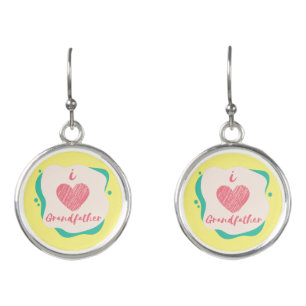 i love grandfather earrings