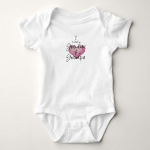 I LOVE GRANDMA baby one-piece  Baby Bodysuit