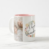 I Love Grandma Custom Photo Mug (Front Left)