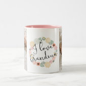 I Love Grandma Custom Photo Mug (Center)