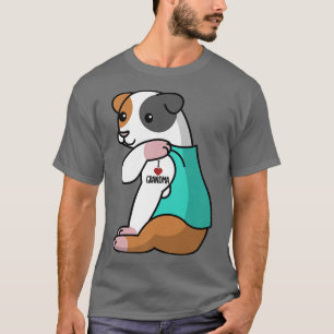 I Love Grandma Tattoo Guinea Pig Grandmother Pet T-Shirt