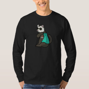 I Love Grandpa Tattoo Ferret Grandfather Pet T-Shirt