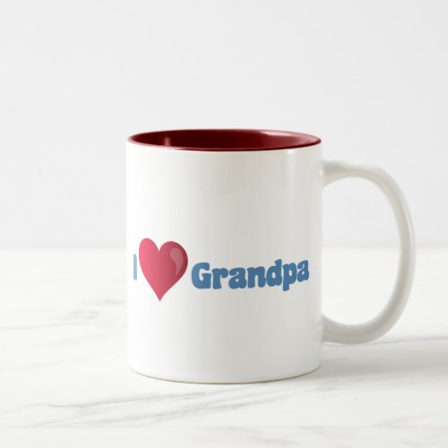 I Love Grandpa Two_Tone Coffee Mug