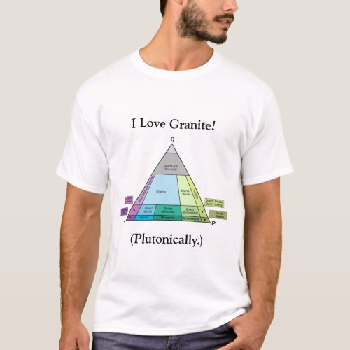 I Love GranitePlutonically Light T_Shirt