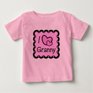 I Love Granny Cute T-Shirte Baby T-Shirt