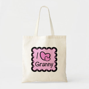 I Love Granny Cute T-Shirte Tote Bag
