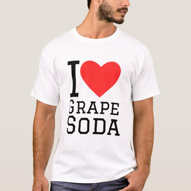 I love grape soda T-Shirt (Front)