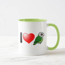 I Love Gray-headed Lovebirds Combo Mug