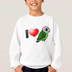 I Love Gray-headed Lovebirds Kids' American Apparel Organic T-Shirt