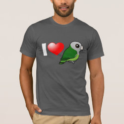 I Love Gray-headed Lovebirds Men's Basic American Apparel T-Shirt