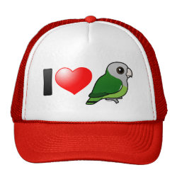 I Love Gray-headed Lovebirds Trucker Hat